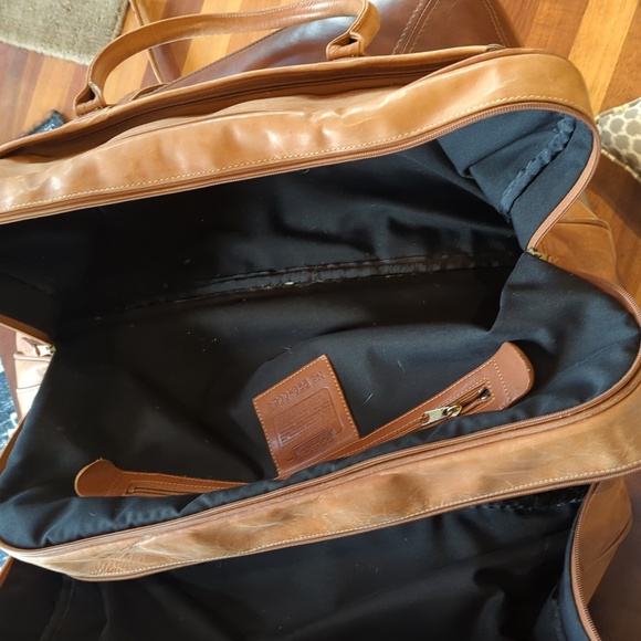 Vintage Coach Overnighter 512 British Tan project bag. - Picture 12 of 16
